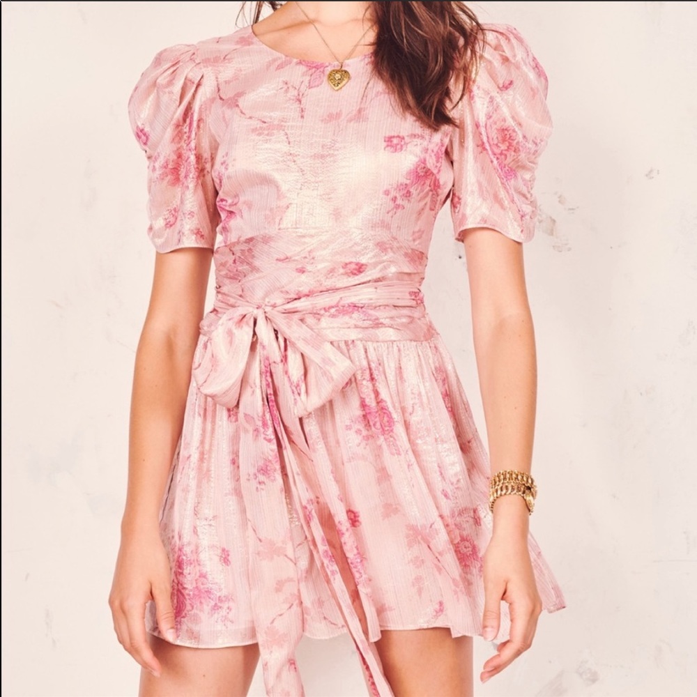 LOVESHACKFANCY Silk Dress